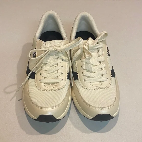 KIZIK PARIS METALLIC HANDS FREE TECHNOLOGY PRISTINE/BLACK LEATHER WOMENS SZ 9 - Picture 6 of 14